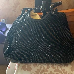 Stylist black colehaan bag